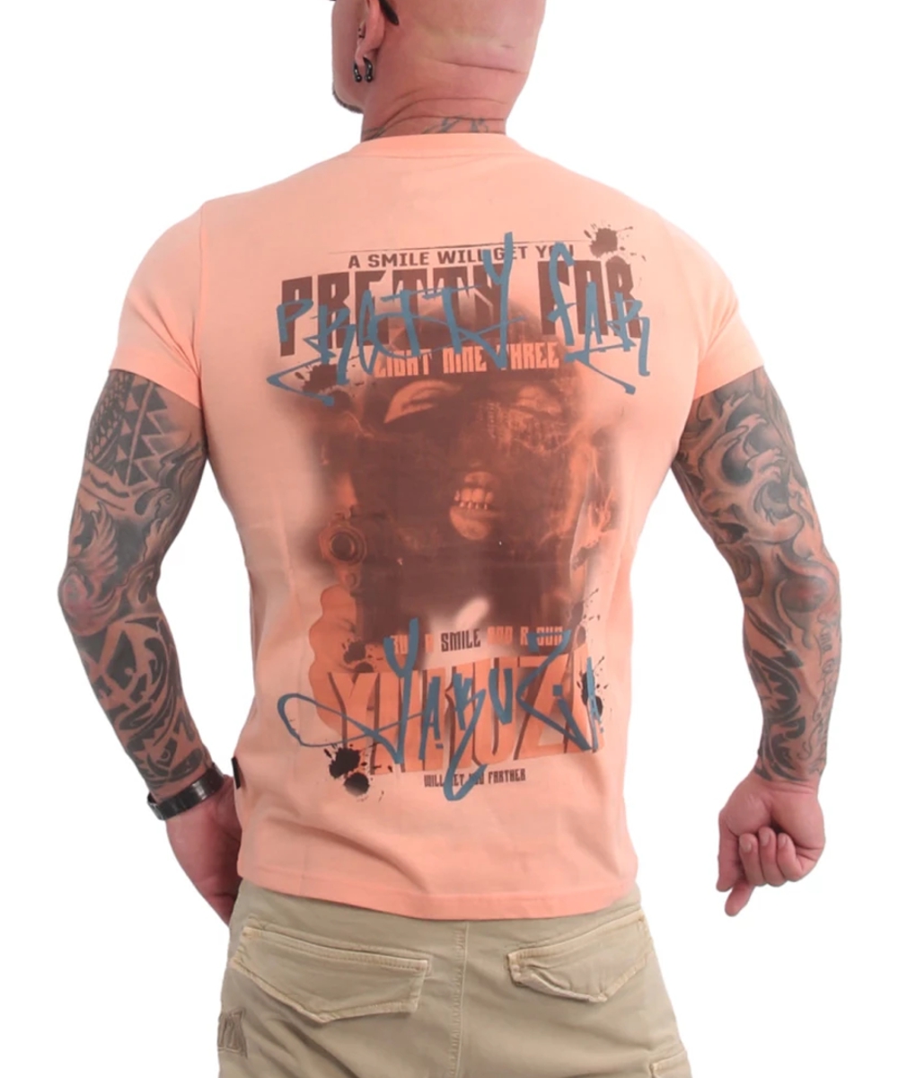 Yakuza Pretty Far T-Shirt TSB-21035 papaya