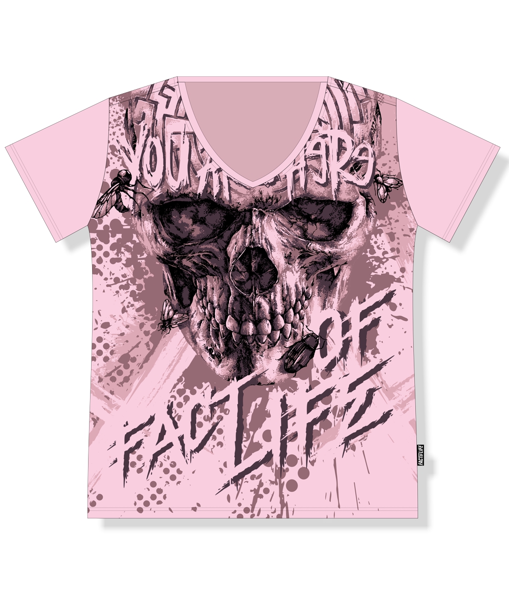 Fact of Life Frauen T-Shirt "Labyrinth" GS-09 pink