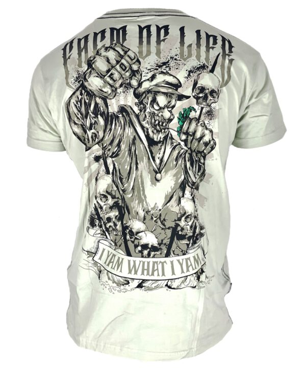 Fact of Life T-Shirt "I Yam What I Yam" TS-90 mineral gray