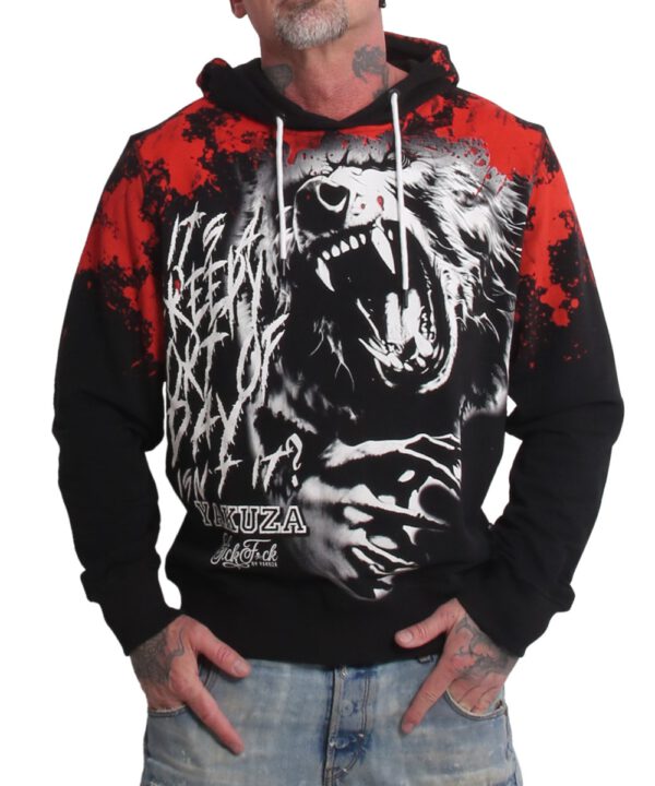 Yakuza Creepy Hoodie HOB-26031 schwarz