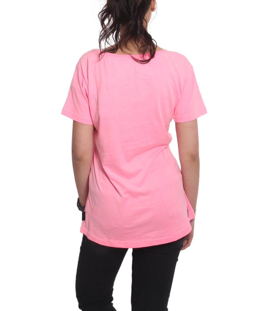 Yakuza Nemesis Curved Crew Neck T-Shirt GSB-27120 cotton candy – Bild 3