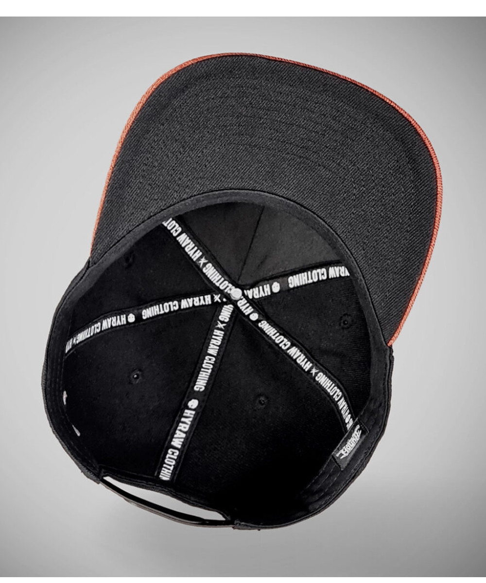 Hyraw GREY ROSES Snapback Cap