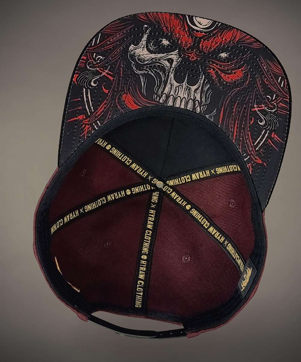 Hyraw ONI SKULL Snapback Cap