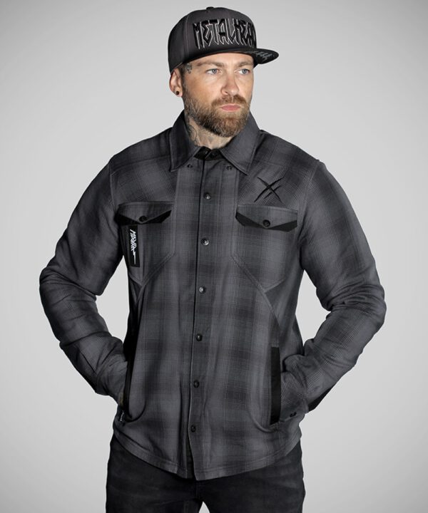 Hyraw gefüttertes Hemd "LONE RANGER" grey