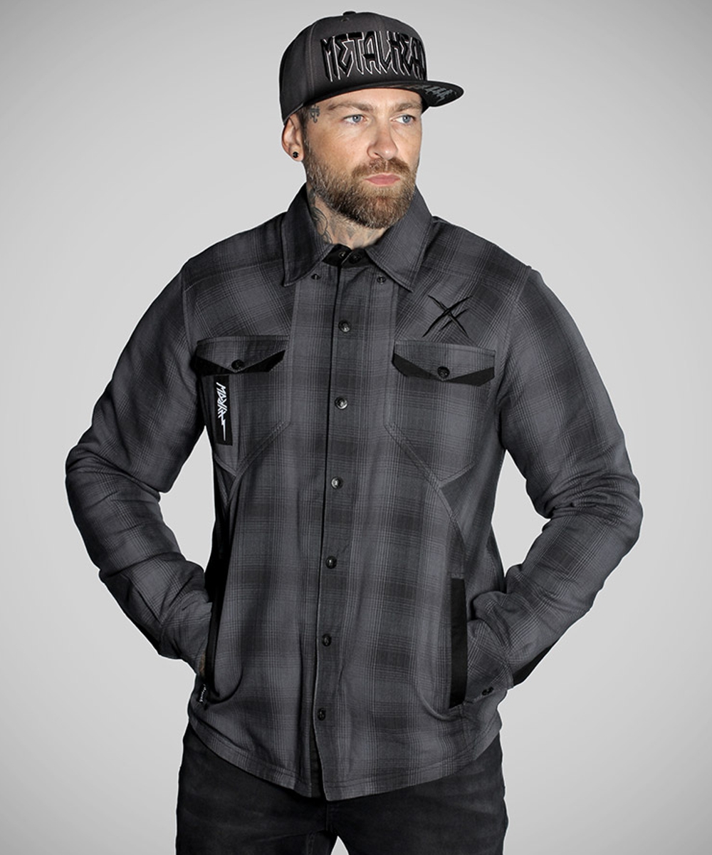 Hyraw gefüttertes Hemd "LONE RANGER" grey