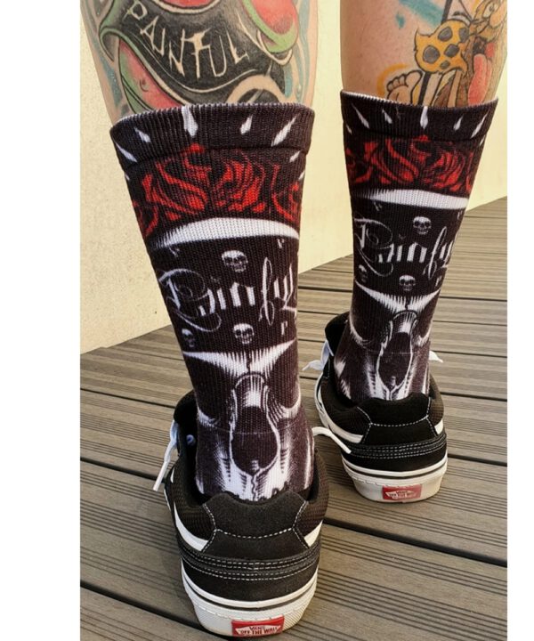 Painful Socken Skull & Roses