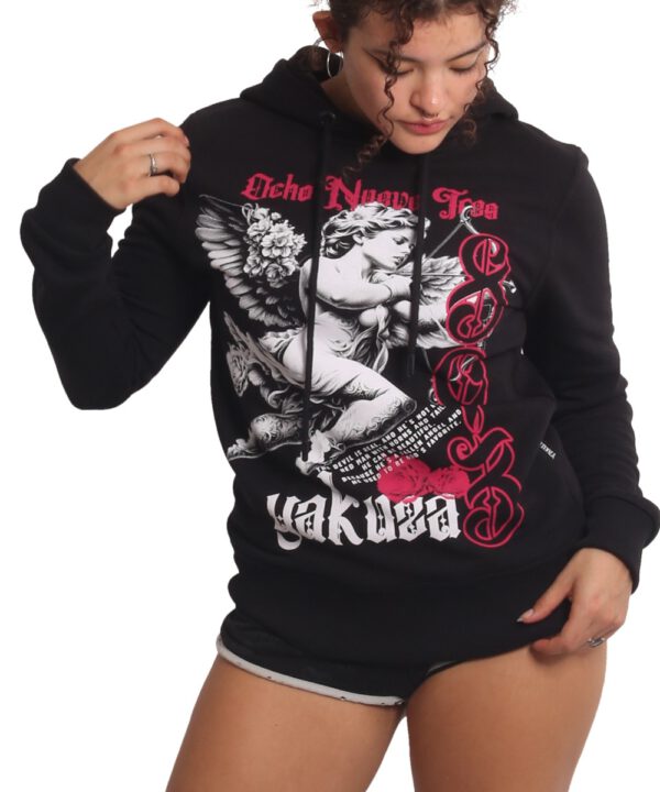 yakuza Frauen Sweat hoodie GHOB25101 black