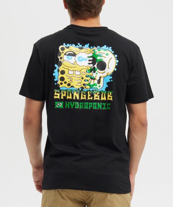 Hydroponic SB Skull T-Shirt Kurzarm Schwarz