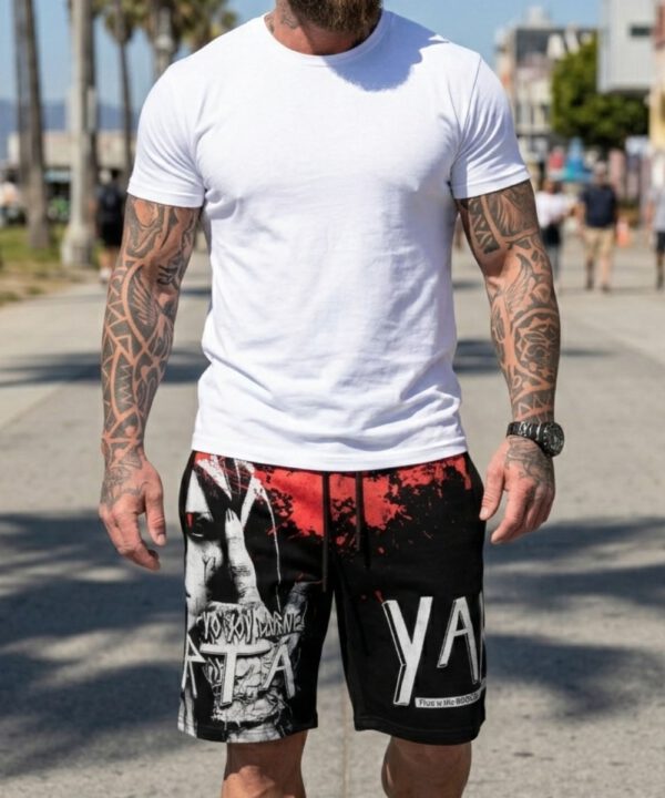 Yakuza Muerta Sweat Shorts SSB-27036