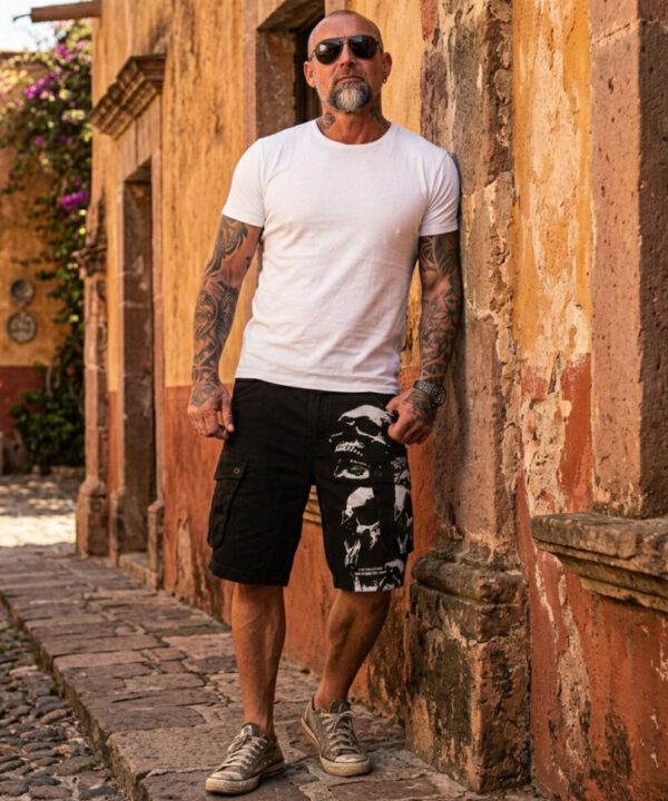 Yakuza Rope Time Cargo Shorts CSB-28021