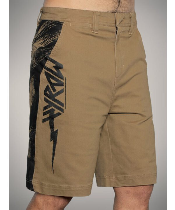 Hyraw Camel Skull Chino Shorts2