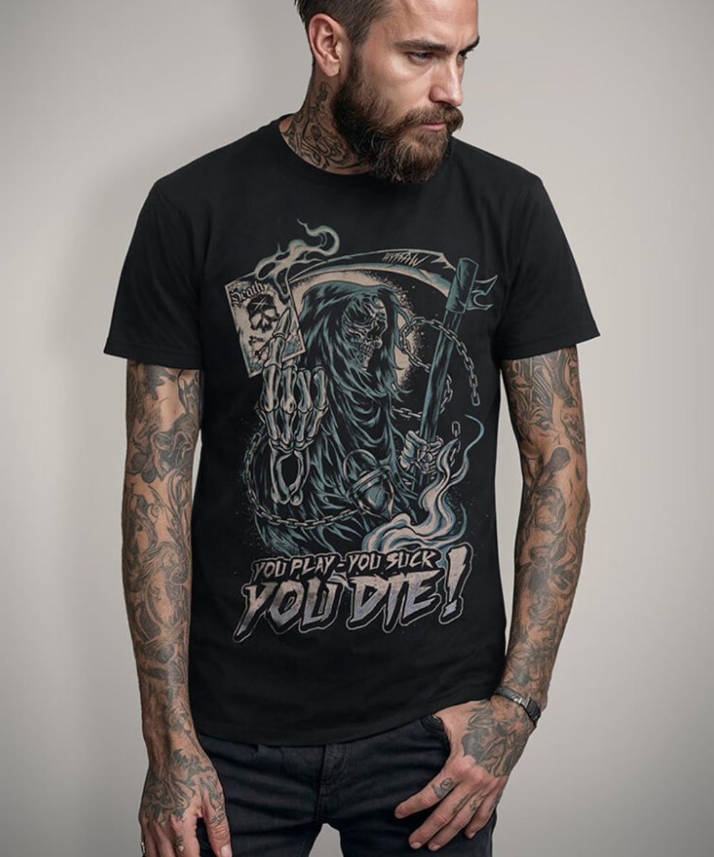 Hyraw YOU DIE T-Shirt herren
