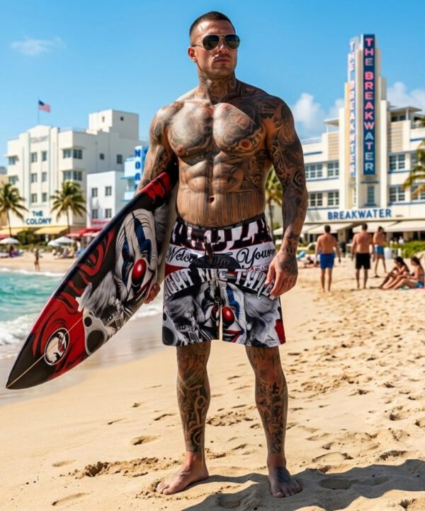 Yakuza Welcome Badeshorts BSB-27040 bunt