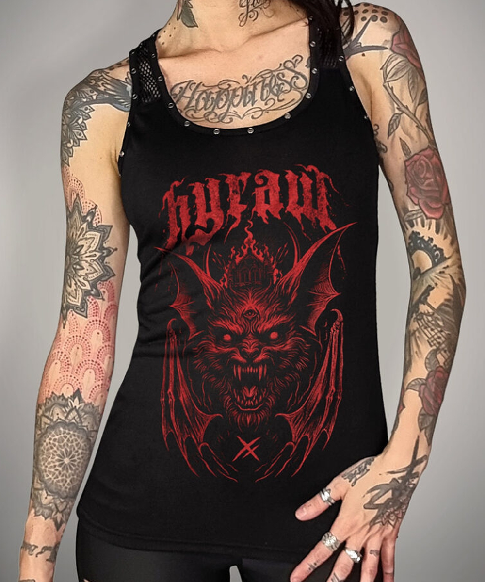 hyraw RED BAT Tank Top