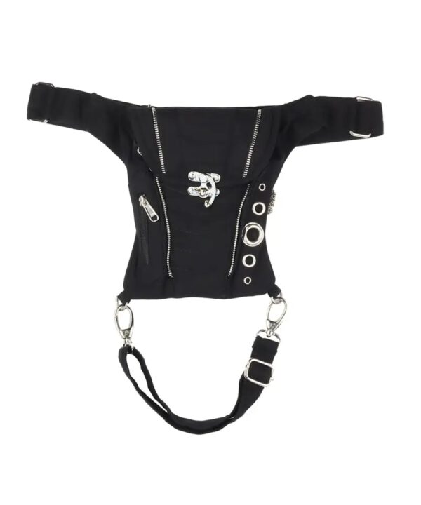 Gürteltasche Premium Beintasche "Zigma" schwarz