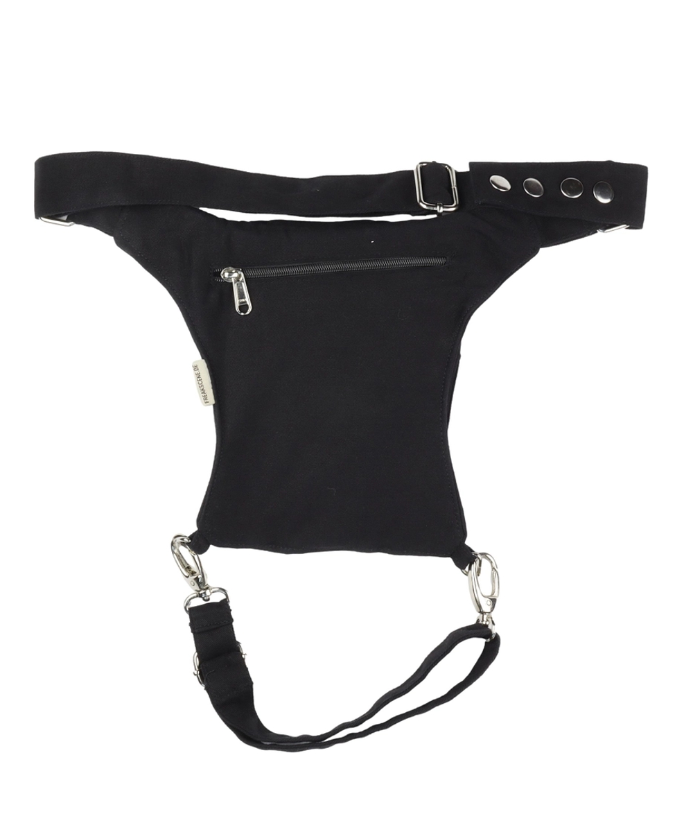Beintasche schwarz unisex