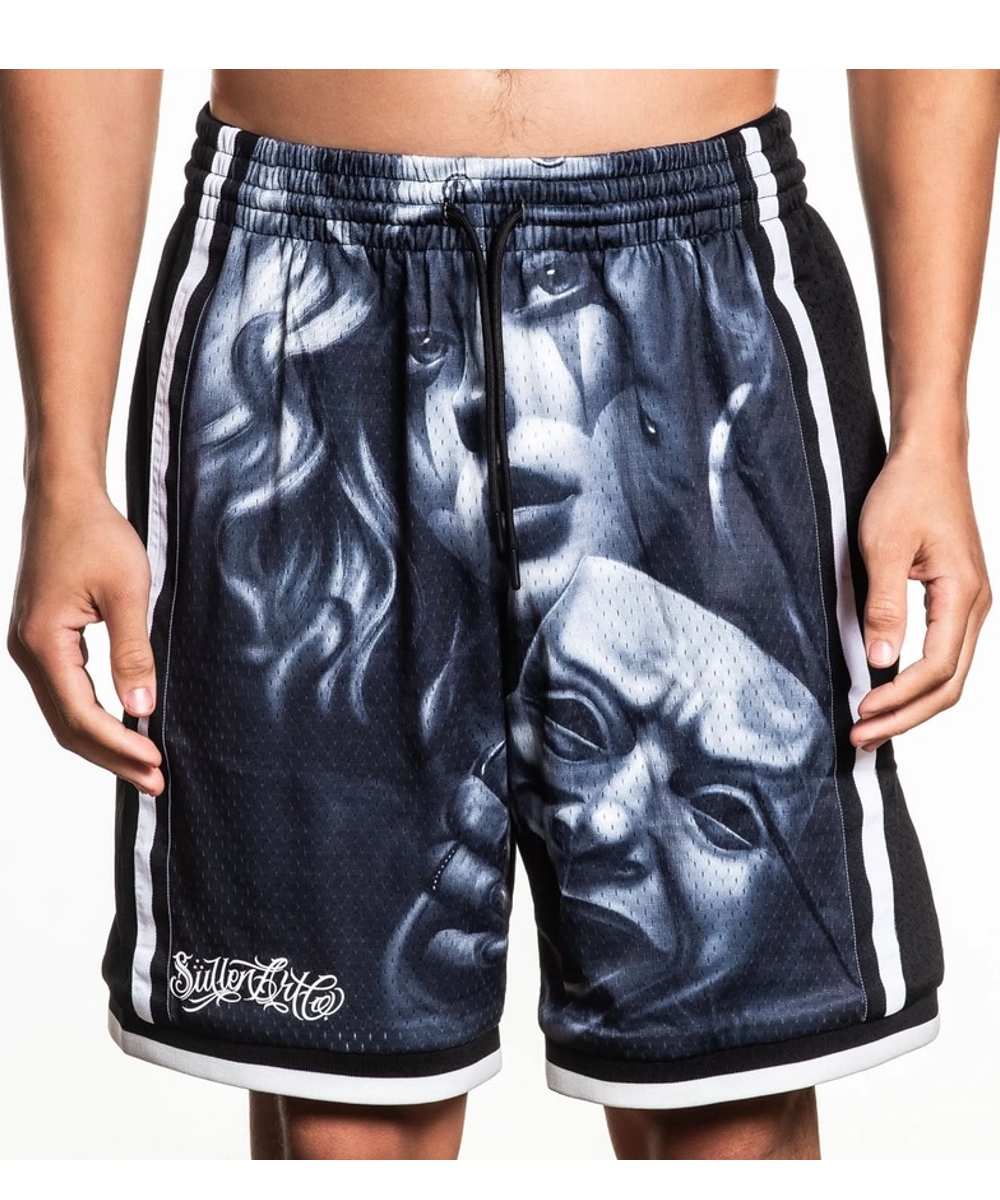Sullen Herren Mesh Shorts „Clown“