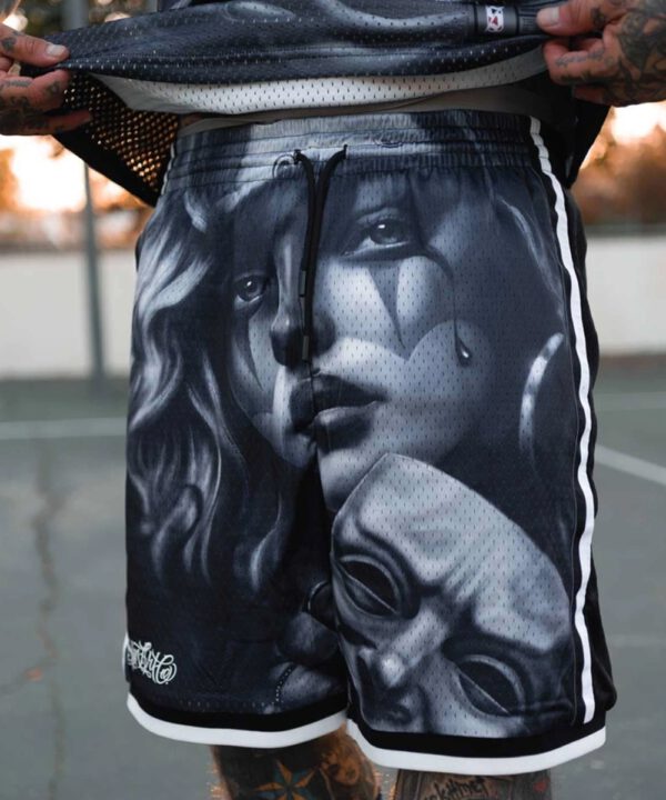 Sullen Herren Mesh Shorts "Clown"