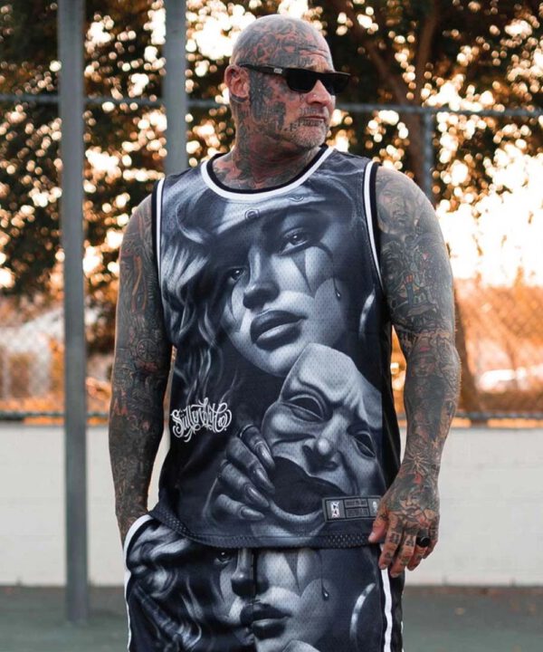 Sullen Herren Mesh Tank Top "Clown"
