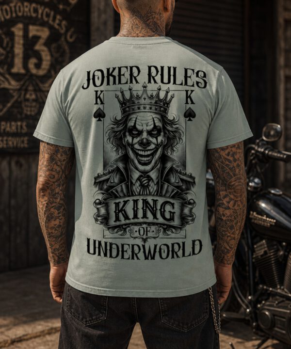 Fact of Life T-Shirt „King of Underworld“ TS-96 silk green