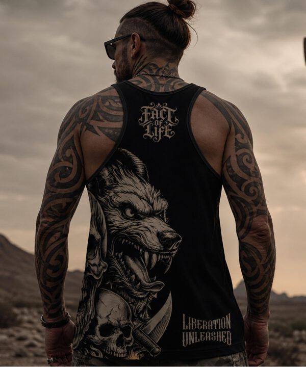 Fact of Life Tank Top „Liberation Unleashed“ TT-07 Black