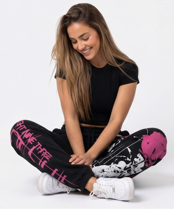Yakuza Flowers Loose Jogginghose