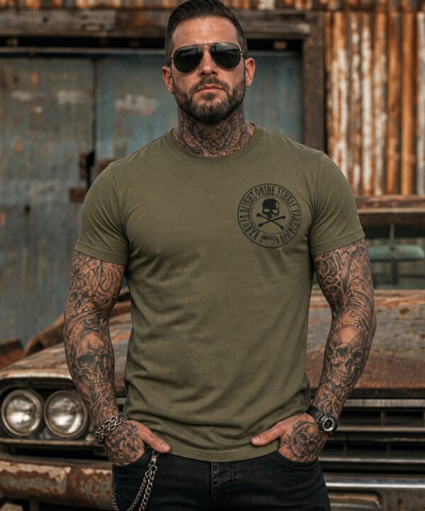 Yakuza FS Knuckles Regular T-Shirt TSB-28036 grün1