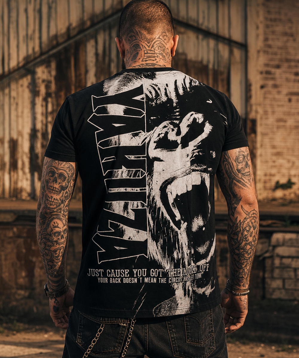 Yakuza Monkey Regular T-Shirt schwarz1