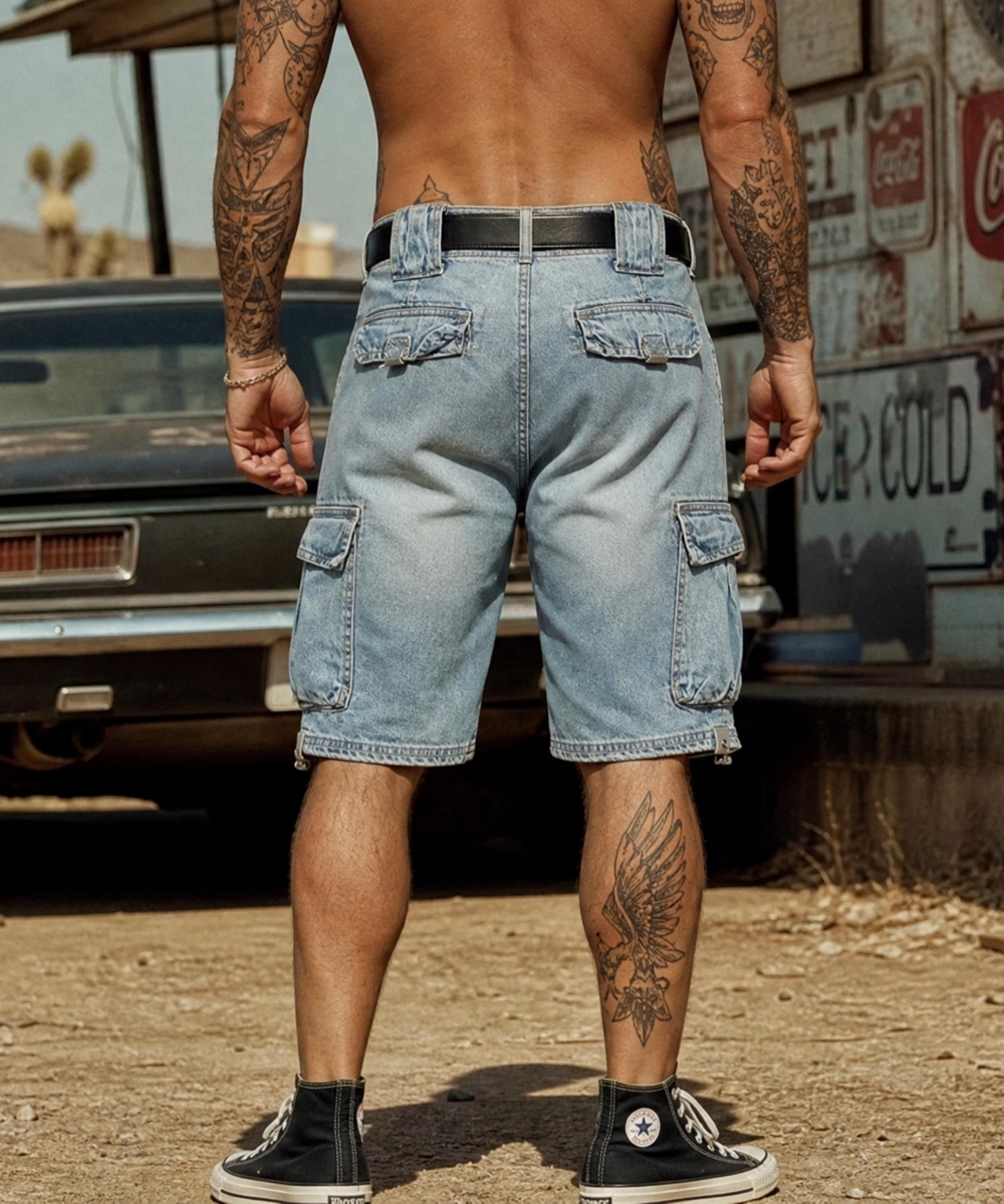 21-753 short denim – JET LAG hosen