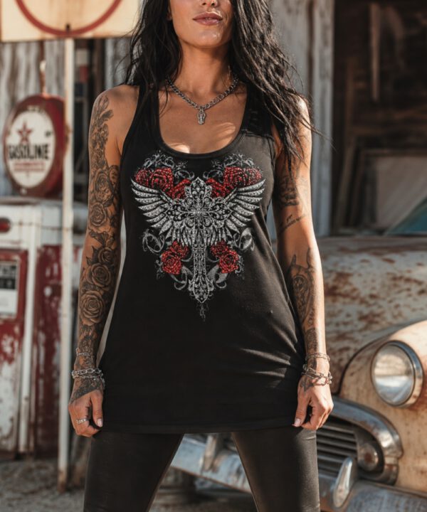 Liberty Wear. Strass Tank Top 275346