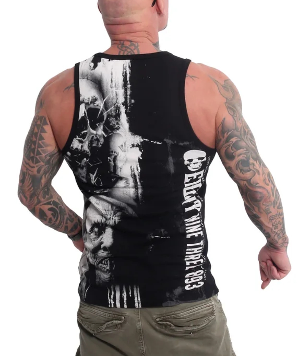UHB180108 waiting death tank top black