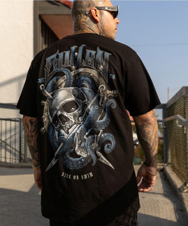 sullen shirt harpunentotenkopf sullen t-shirt