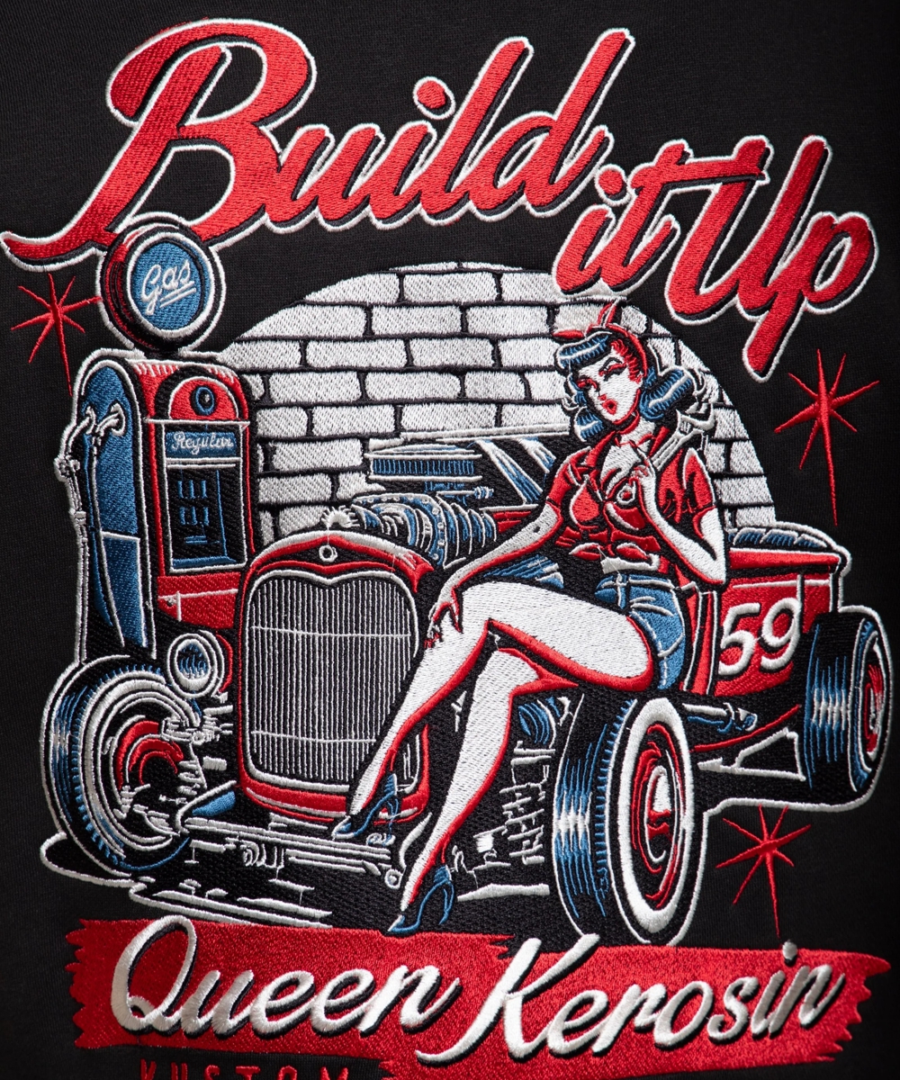 Queen Kerosin College Jacke "Build it up" – Bild 6
