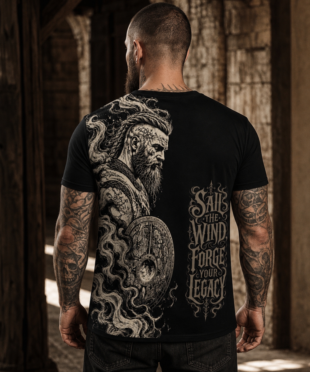 Fact of Life T-Shirt "Sail The Wind" TS-103 black – Bild 3